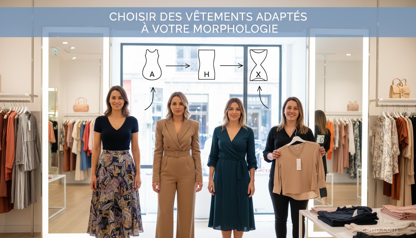 Choisir des vêtements adaptés à votre morphologie