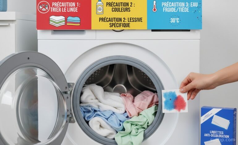 Laver blanc et couleur ensemble precautions utiles
