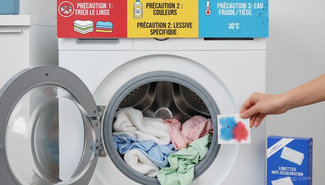 Laver blanc et couleur ensemble precautions utiles