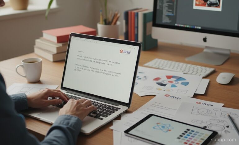 Lettre motivation Graphiste chez IRSN